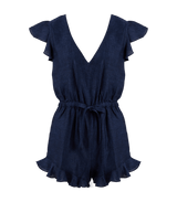 Playsuit Apoella Erifylli Linen Ruffle Playsuit S/M / Denim Apoella