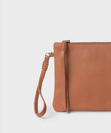 Pochette Callista Crafts Pochette Slim Grained Leather Peach O/S / Peach Apoella