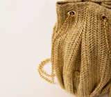Pouch Apoella Naxos Raffia Straw Mini Shoulder Pouch O/S / Beige Apoella