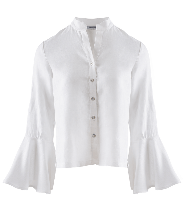 Shirt Apoella Virginia Shirt With Frills S / White Apoella