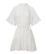 Shirtdress Apoella Chara Ruffle Shirtdress O/S / White Apoella