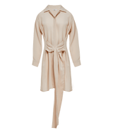 Shirtdress Apoella Heroine Tie Front Shirtdress S/M / Powder Apoella