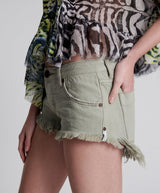 Shorts One Teaspoon Bonita Low Waist Denim Short Faded Khaki Apoella