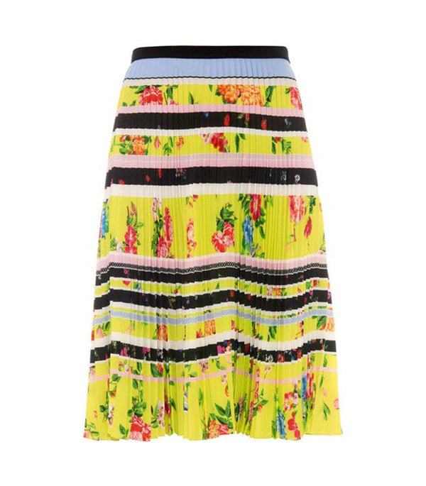 Skirts Mary Katrantzou Fontaine Skirt Lemon Blossom Stripe Lemon Blossom / 10UK Apoella