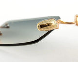 Sunglasses Eyepetizer Dillinger Green Gold Sunglasses Apoella