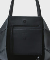 Tote Callista Crafts Tote Medium Grained Leather Black O/S / Black Apoella