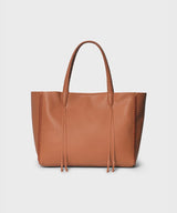 Tote Callista Crafts Tote Medium Grained Leather Peach O/S / Peach Apoella