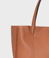 Tote Callista Crafts Tote Medium Grained Leather Peach O/S / Peach Apoella