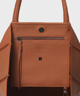 Tote Callista Crafts Tote Medium Grained Leather Peach O/S / Peach Apoella