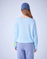 Alicia V Neck Sweater Sky