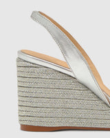 Barby Wedge Sandals Platino