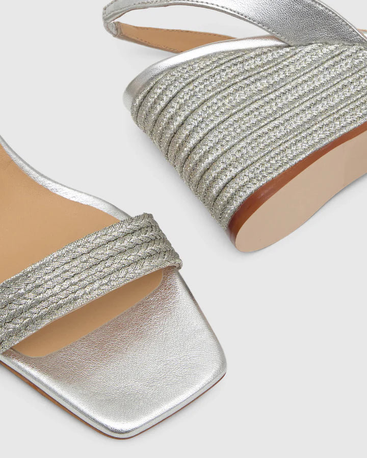 Barby Wedge Sandals Platino
