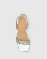 Barby Wedge Sandals Platino