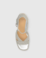 Valle High Heeled Sandals Platino