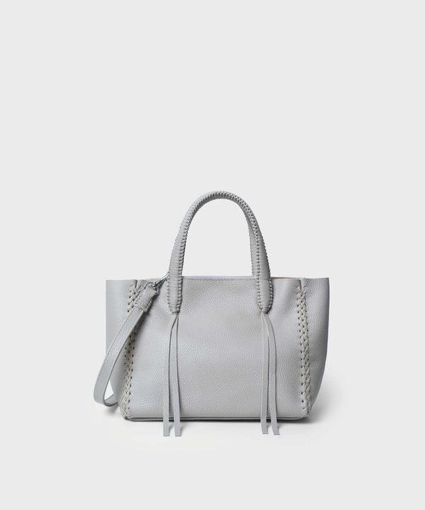 Mini Tote Grained Leather Oat