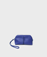 Vanity Case Grained Leather Violet