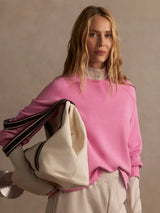 Zosia Crew Neck Sweater Moonlight Mauve