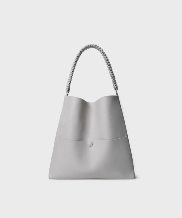 Slim M Tote Grained Leather Oat