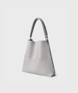 Slim M Tote Grained Leather Oat