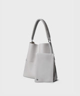 Slim M Tote Grained Leather Oat