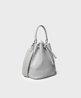 Bucket Bag Grained Leather Oat