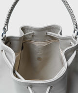 Bucket Bag Grained Leather Oat