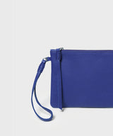 Slim Pochette Grained Leather Violet