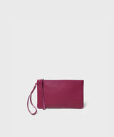 Slim Pochette Grained Leather Pink