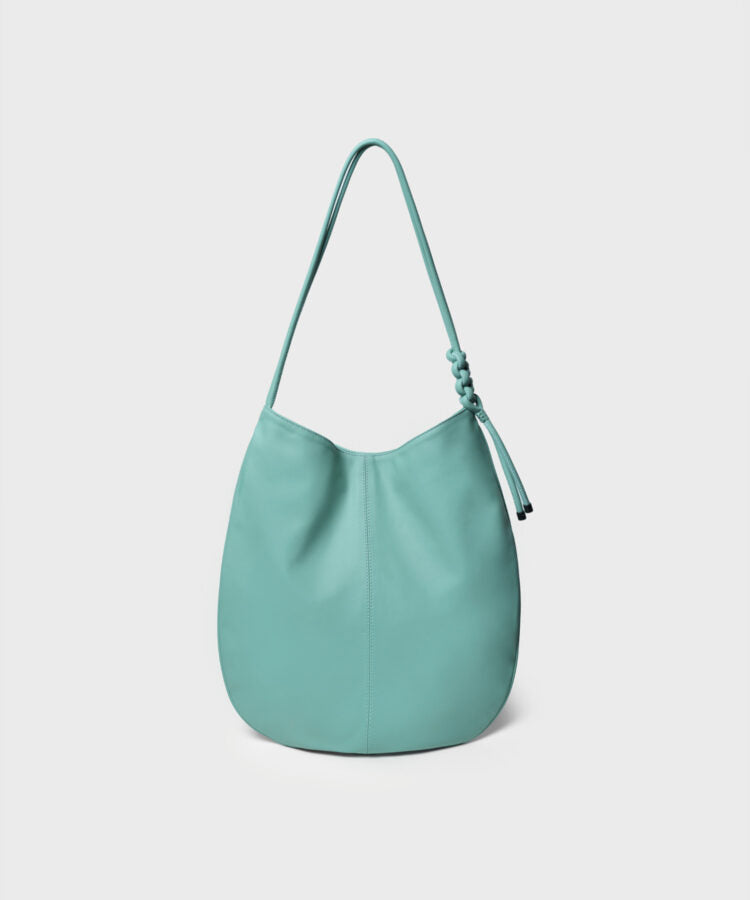 Calypso Shoulder Bag Smooth Leather Mint