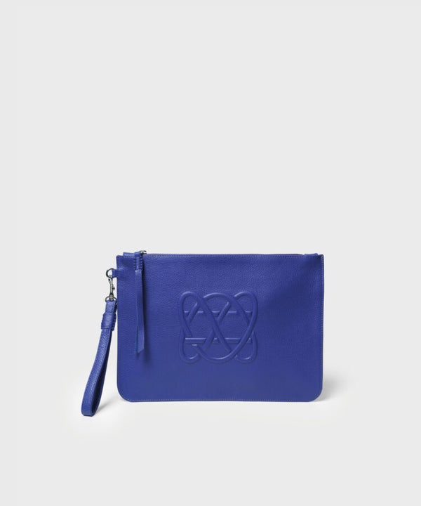 CC Pochette Grained Leather Violet