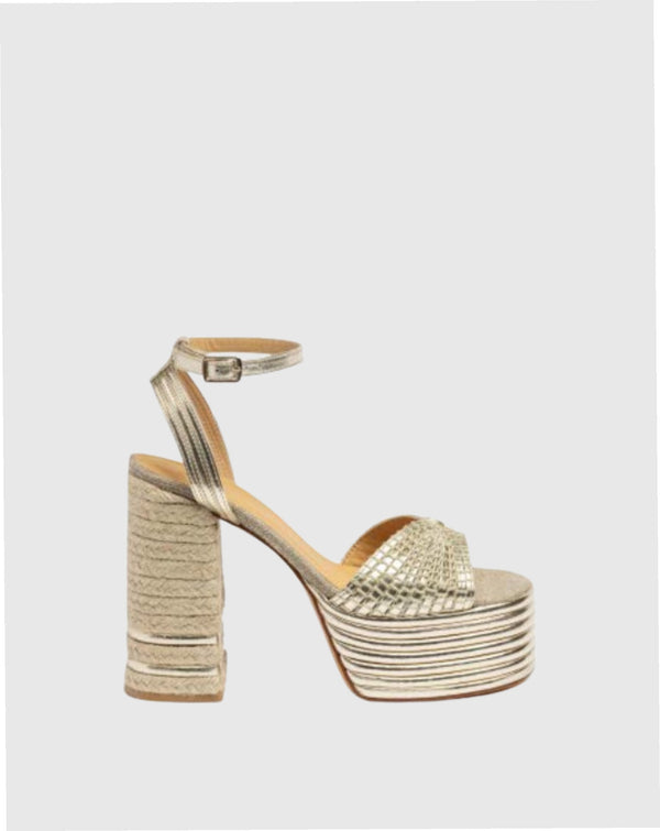 Ferosa High Heeled Sandals Platino