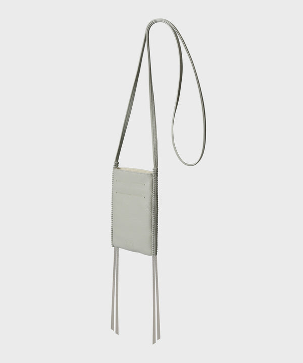 Pocket Bag Grained Leather Oat