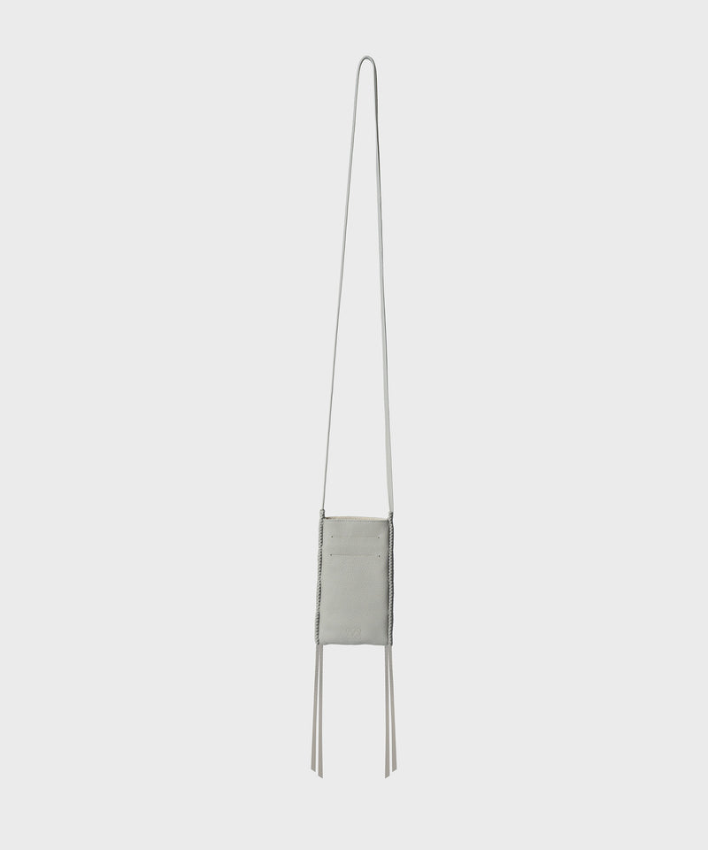 Pocket Bag Grained Leather Oat