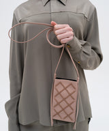 Cross Pocket Bag Smooth Leather Latte