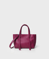 Micro Tote Grained Leather Pink