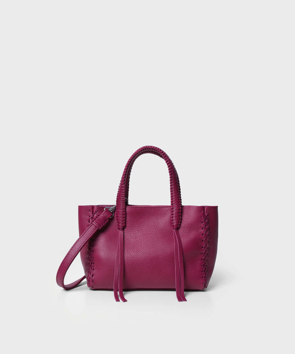 Micro Tote Grained Leather Pink