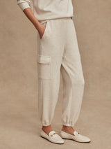 The Cargo Pants Ivory Marl