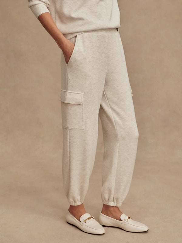 The Cargo Pants Ivory Marl