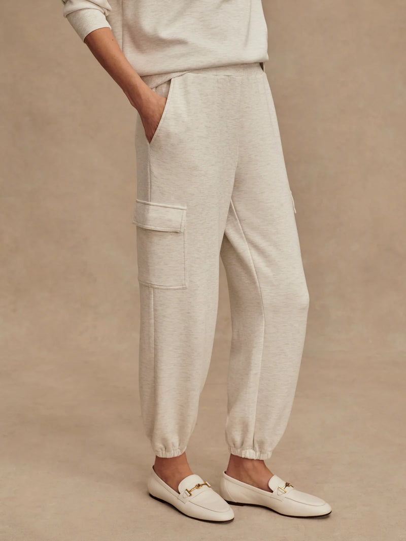 The Cargo Pants Ivory Marl