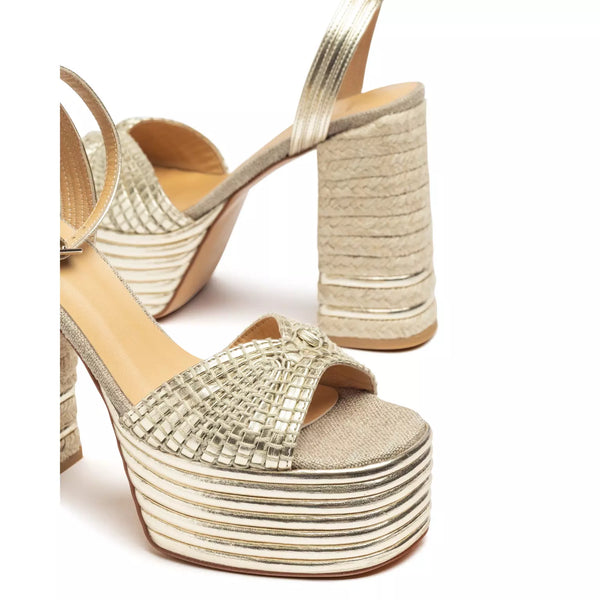 Ferosa High Heeled Sandals Platino