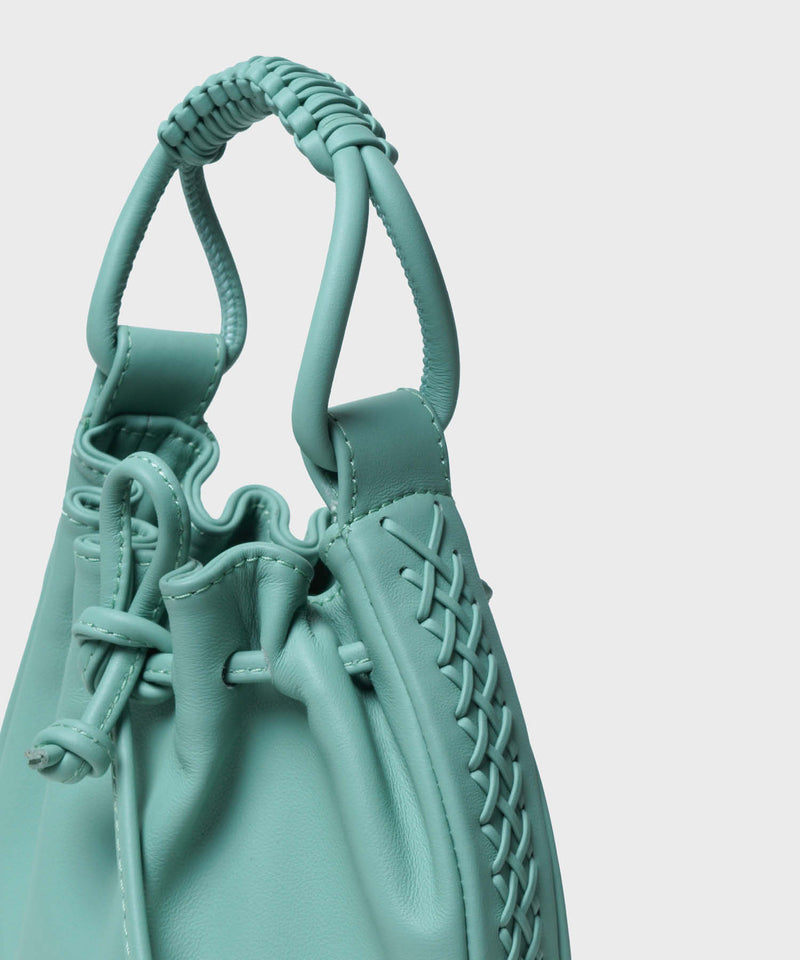 Cora Mini Bucket Bag Smooth Leather Mint