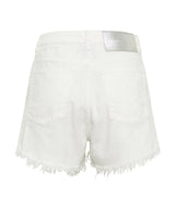 Bonitas High Waist Denim Shorts White Beauty