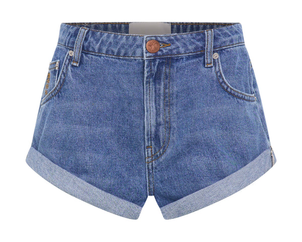 Bandits Low Waist Denim Shorts Blue Estate