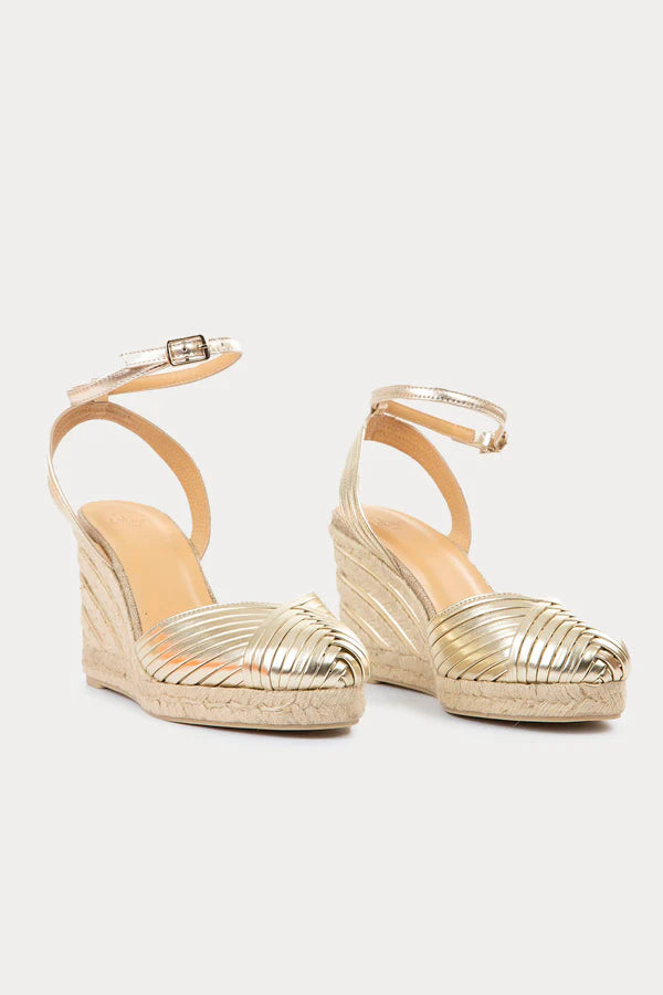 Cocoa 6 Wedge Espadrilles Platino