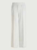The Wide Leg Pant 30 Ivory Marl