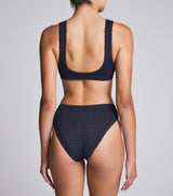 Ali Hoop Over The Shoulder Bikini Seersucker Blue