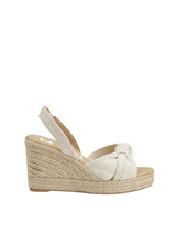 Wedge Espadrilles With Knot Natural