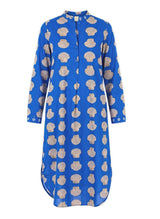 Cedar Long Sleeve Caftan Blue Shells