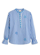 Broom Long Sleeve Top Stripes/Flowers