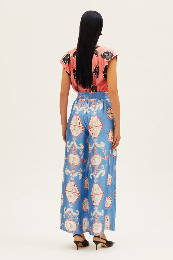 Tependris Pants Fyori Silk Olympic Blue